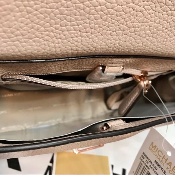🌺Michael Kors Bristol Leather 2 Way Satchel Bag 💼 - Picture 12 of 13